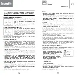 Предварительный просмотр 39 страницы Kunft KBIO4445 Instruction Manual