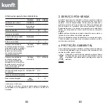 Предварительный просмотр 42 страницы Kunft KBIO4445 Instruction Manual