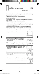 Предварительный просмотр 13 страницы Kunft KC3120 WH Instruction Manual