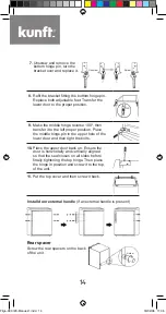 Предварительный просмотр 14 страницы Kunft KC3120 WH Instruction Manual