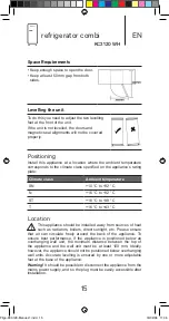 Предварительный просмотр 15 страницы Kunft KC3120 WH Instruction Manual