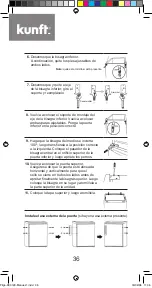 Предварительный просмотр 36 страницы Kunft KC3120 WH Instruction Manual