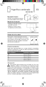 Предварительный просмотр 37 страницы Kunft KC3120 WH Instruction Manual