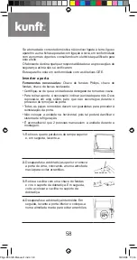 Предварительный просмотр 58 страницы Kunft KC3120 WH Instruction Manual