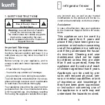 Preview for 3 page of Kunft KC6455 Instruction Manual