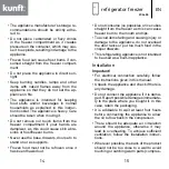 Preview for 8 page of Kunft KC6455 Instruction Manual