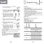 Preview for 11 page of Kunft KC6455 Instruction Manual