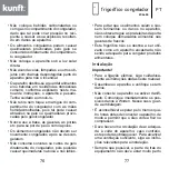 Preview for 39 page of Kunft KC6455 Instruction Manual