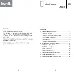 Предварительный просмотр 2 страницы Kunft KCF5215 Instruction Manual