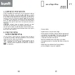 Предварительный просмотр 26 страницы Kunft KCF5215 Instruction Manual