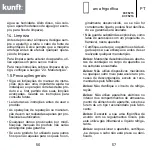 Предварительный просмотр 29 страницы Kunft KCF5215 Instruction Manual