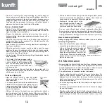 Предварительный просмотр 7 страницы Kunft KCG4794 Instruction Manual