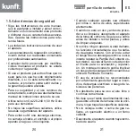 Предварительный просмотр 11 страницы Kunft KCG4794 Instruction Manual