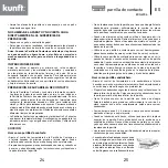 Предварительный просмотр 13 страницы Kunft KCG4794 Instruction Manual