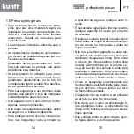 Предварительный просмотр 18 страницы Kunft KCG4794 Instruction Manual