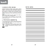 Предварительный просмотр 22 страницы Kunft KCG4794 Instruction Manual