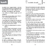 Предварительный просмотр 9 страницы Kunft KCG5414 Instruction Manual