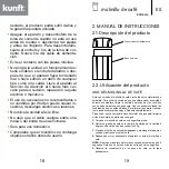 Предварительный просмотр 10 страницы Kunft KCG5414 Instruction Manual