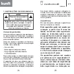 Предварительный просмотр 13 страницы Kunft KCG5414 Instruction Manual