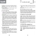 Предварительный просмотр 16 страницы Kunft KCG5414 Instruction Manual