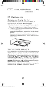 Предварительный просмотр 13 страницы Kunft KCHS3125 IX Instruction Manual