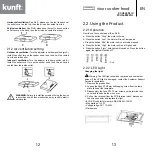 Предварительный просмотр 7 страницы Kunft KCHS4852 IX Instruction Manual