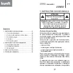 Предварительный просмотр 19 страницы Kunft KCHS4852 IX Instruction Manual