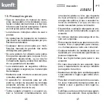 Предварительный просмотр 21 страницы Kunft KCHS4852 IX Instruction Manual