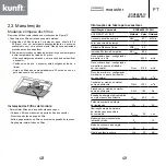 Предварительный просмотр 25 страницы Kunft KCHS4852 IX Instruction Manual