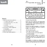 Preview for 6 page of Kunft KCJ-2542 Instruction Manual