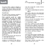 Preview for 11 page of Kunft KCJ-2542 Instruction Manual