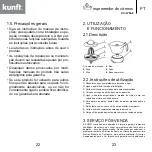 Preview for 12 page of Kunft KCJ-2542 Instruction Manual