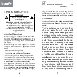 Предварительный просмотр 3 страницы Kunft KDCM5024 Instruction Manual