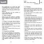 Предварительный просмотр 4 страницы Kunft KDCM5024 Instruction Manual