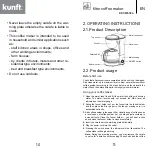 Предварительный просмотр 6 страницы Kunft KDCM5024 Instruction Manual