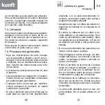 Предварительный просмотр 11 страницы Kunft KDCM5024 Instruction Manual