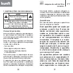 Предварительный просмотр 16 страницы Kunft KDCM5024 Instruction Manual