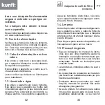 Предварительный просмотр 17 страницы Kunft KDCM5024 Instruction Manual