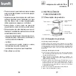 Предварительный просмотр 19 страницы Kunft KDCM5024 Instruction Manual