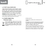 Предварительный просмотр 10 страницы Kunft KDD2529 Instruction Manual