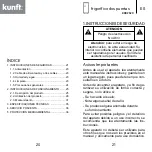 Предварительный просмотр 11 страницы Kunft KDD2529 Instruction Manual