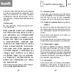 Предварительный просмотр 12 страницы Kunft KDD2529 Instruction Manual