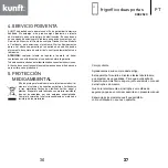 Предварительный просмотр 19 страницы Kunft KDD2529 Instruction Manual