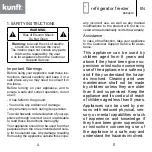 Предварительный просмотр 3 страницы Kunft KDD4870 Instruction Manual