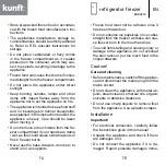 Предварительный просмотр 8 страницы Kunft KDD4870 Instruction Manual