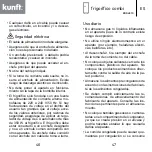 Предварительный просмотр 24 страницы Kunft KDD4870 Instruction Manual