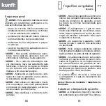 Предварительный просмотр 41 страницы Kunft KDD4870 Instruction Manual