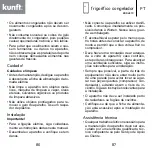 Предварительный просмотр 44 страницы Kunft KDD4870 Instruction Manual