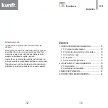 Предварительный просмотр 7 страницы Kunft KDF-2594 Instruction Manual