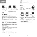 Предварительный просмотр 10 страницы Kunft KDH2775 Instruction Manual